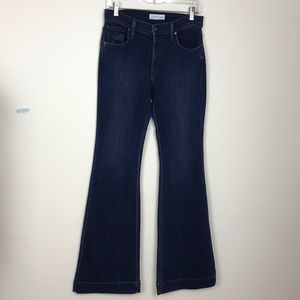 James jeans Shaybel dark wash high-rise flare